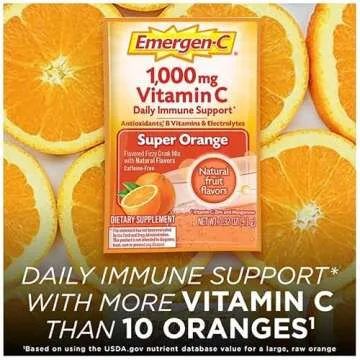 Emergen-C 1000mg Vitamin C Powder Super Orange Flavor