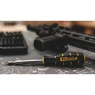 Wheeler 89 Piece Gunsmithing Screwdriver Set with Durable Construction and Storage Case for Gunsmithing and Maintenance
