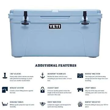 YETI Tundra 65 Cooler, Ice Blue