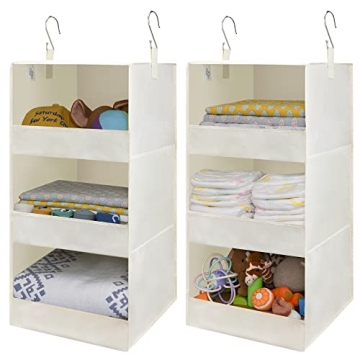 GRANNY SAYS 3-Shelf Hanging Organizer – Durable & Space-Saving Storage Solution for Closets and RV...