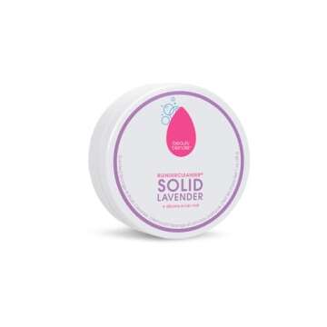 Beautyblender® | Blendercleanser® Solid Lavender Makeup Sponge & Brush Cleanser + Silicone Scrub M...
