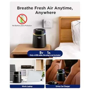 MSB5 Air Purifier - H13 HEPA Filter for Home & Dorms