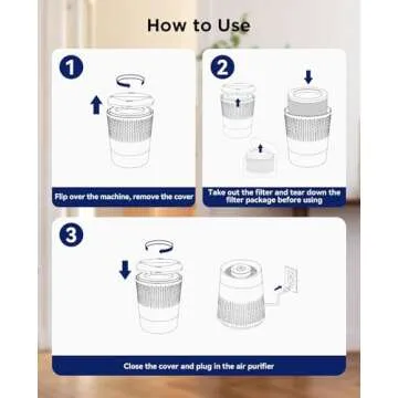 MSB5 Air Purifier - H13 HEPA Filter for Home & Dorms