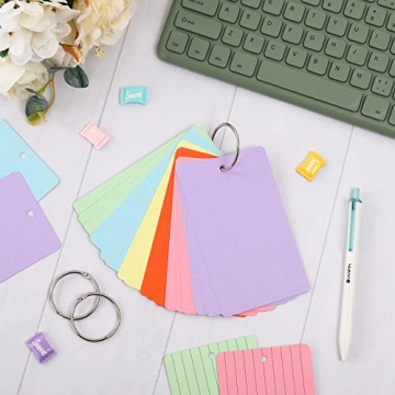 Whaline 300 Index Cards Set for Studying and Organization