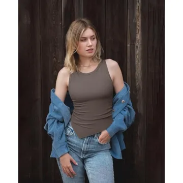 Stylish OQQ Women's Sleeveless Tank Tops for Comfort