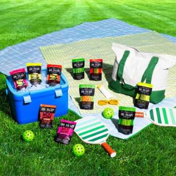 OH SNAP! Dilly Bites (12 Pack) - Dill Pickle Snacking Cuts - Fresh Packed Ready To Eat Pickle Bites - Gluten-Free, Fat-Free & Made With Non-GMO Veggies - Delicious & Healthy Snack