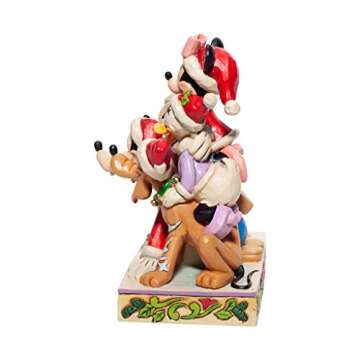 Enesco Jim Shore Disney Traditions Christmas Mickey Mouse and Friends Figurine