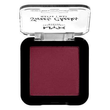 NYX Sweet Cheeks Matte Blush Red Riot - Vibrant & Pigmented
