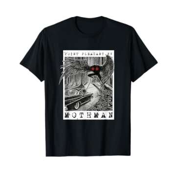 Mothman Encounter - 1966 Point Pleasant Original Cryptid Art T-Shirt