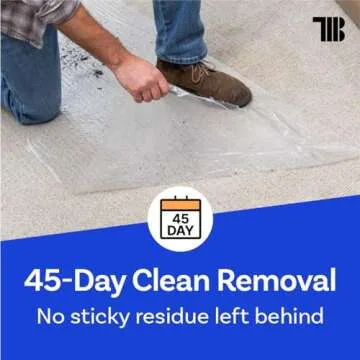 TapeManBlue Carpet Protection Film - Heavy Duty & Easy to Use