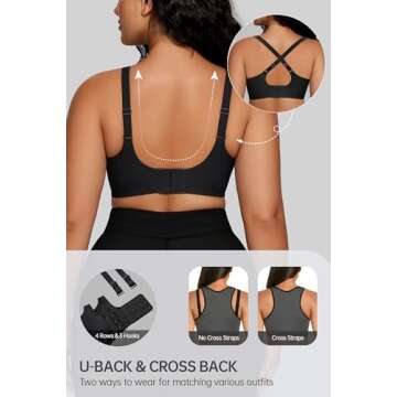 OEAK Women Push Up Bras Wireless Full Coverage Comfort