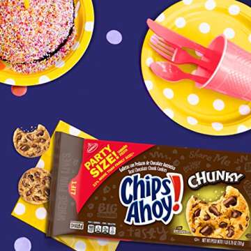 Chips Ahoy! Chunky Chocolate Chip Cookies, Party Size, 24.75 oz