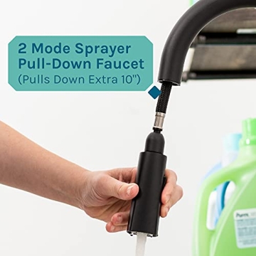 VETTA Utility Sink Tub with Faucet for Laundry and More