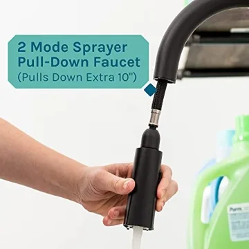 VETTA Utility Sink Tub with Faucet for Laundry and More