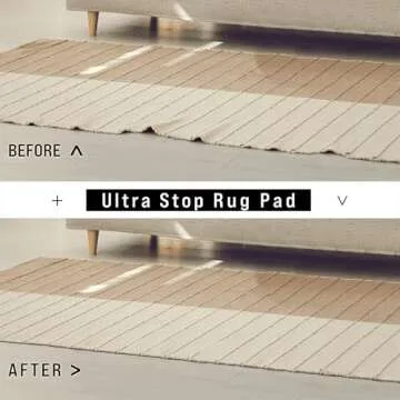 Slip-Stop Non-Slip Rug Pad for Hardwood Floors - 2x4 ft