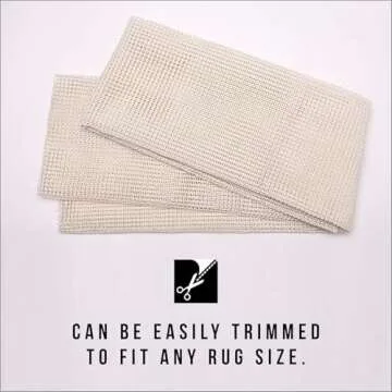 Slip-Stop Non-Slip Rug Pad for Hardwood Floors - 2x4 ft