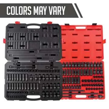 Sunex 80-Piece Impact Socket Set for Mechanics and DIYers