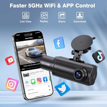 Miden X5 4K WiFi Dash Cam - The Ultimate 360° All Sides Protection