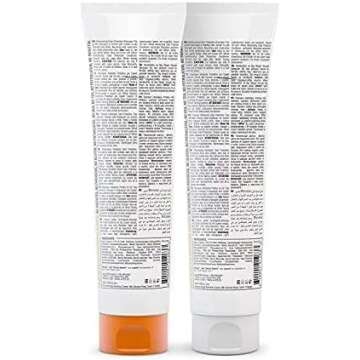 GK HAIR Global Keratin Moisturizing Shampoo and Conditioner Sets (3.4 Fl Oz/100ml) with Anti Frizz S...