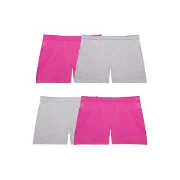 Fruit of the Loom Women's 360 Underwear, High Performance Stretch, Plus Size, Cotton Blend Boxer Bri...