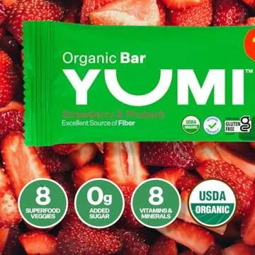 YUMI Organic Toddler Snack Bars - Healthy, Gluten-Free Snack