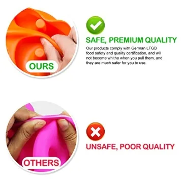 Gezan 3-Pack Silicone Donut Mold - Nonstick 100% Silicone