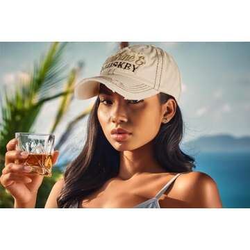 Funky Junque Womens Baseball Hat Vintage Distressed Unstructured Sunshine Hat Beach Baseball Cap