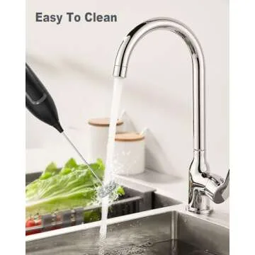 Handheld Battery Milk Frother for Creamy Drinks