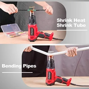 AVID POWER 1800W Heat Gun Dual Temp 5 Nozzles Crafts Vinyl Wrap