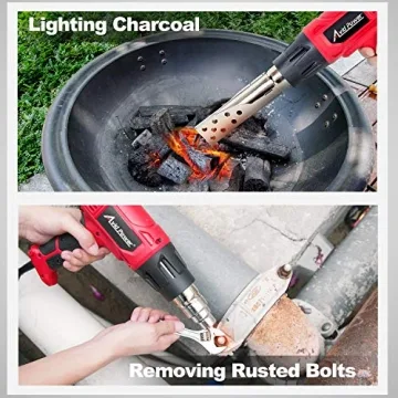 AVID POWER 1800W Heat Gun Dual Temp 5 Nozzles Crafts Vinyl Wrap