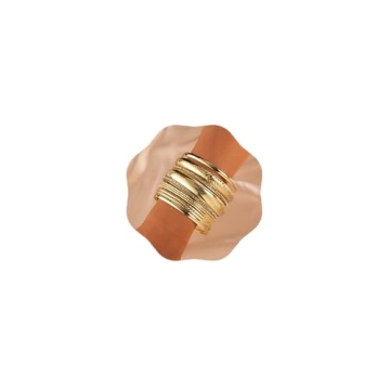 ANYILVTULI Gold Bangle Bracelet Set for Women Elegant Jewelry