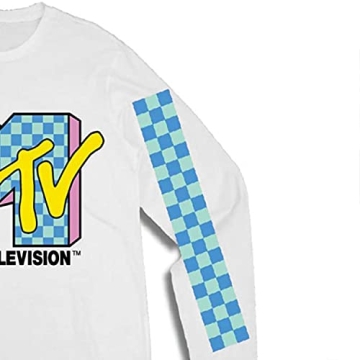 MTV Long Sleeve Shirt - Retro 80's 90's Mens Tee