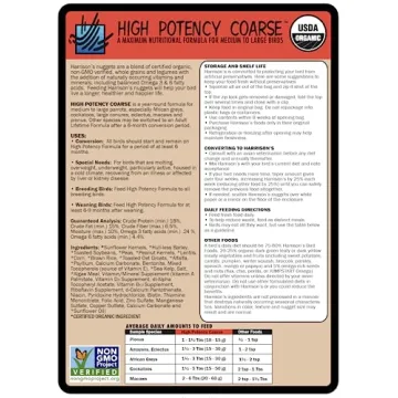 Harrison's Premium Organic Bird Food for Healthier Birds