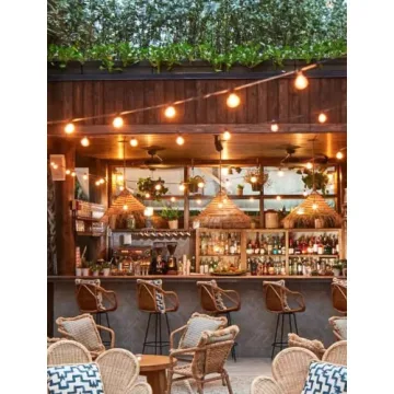 60 Feet G40 Outdoor String Lights with Shatterproof Bulbs