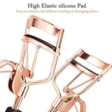 JDO Eyelash Curler with 10 Refill Pads for Dramatic Curls