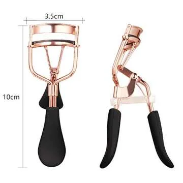 JDO Eyelash Curler with 10 Refill Pads for Dramatic Curls