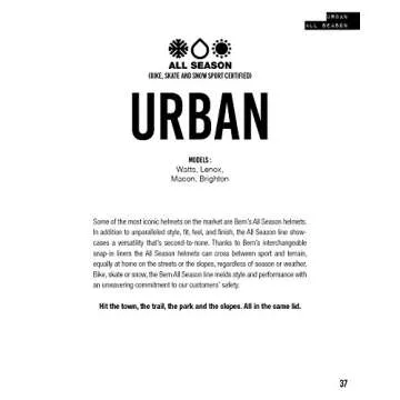 Bern Watts Classic Bike Helmet for Men and Women, Multisport Certified, Matte Black, Large