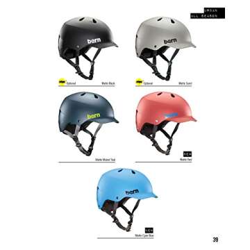 Bern Watts Classic Bike Helmet for Men and Women, Multisport Certified, Matte Black, Large
