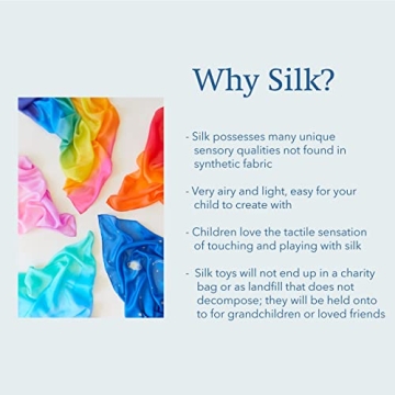 Sarah's Silks Set of 5 Enchanted Playsilks for Creative Play