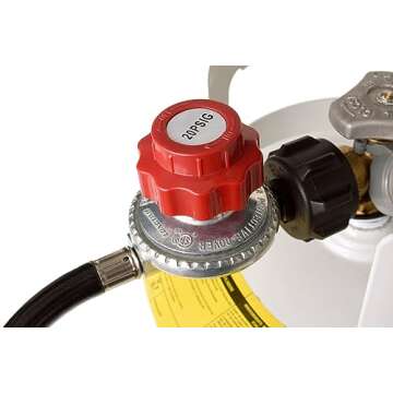 Flame King Outdoor Propane Double Dual Burner Stove 200K BTU Turkey Fryer/Camp Cooker, Portable with Stand Great for Backyard Cooking, Home Brewing & Canning