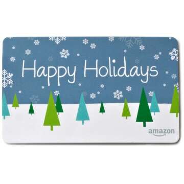 Holiday Gift Card in Festive Gift Box – Various Designs