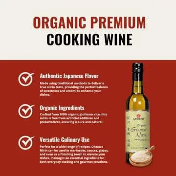 Ohsawa Genuine Mirin - Sweet Rice Seasoning Wine for Japanese Cuisine, Aged over 9 Months for Umami Flavor, Handcrafted, Non-GMO, Gluten-Free - 12.68 oz