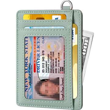 FurArt Slim Minimalist Wallet, Front Pocket Wallets, RFID Blocking, Credit Card Holder for Men & Wom...