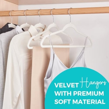 Premium Velvet Hangers for Closet Organization and Style