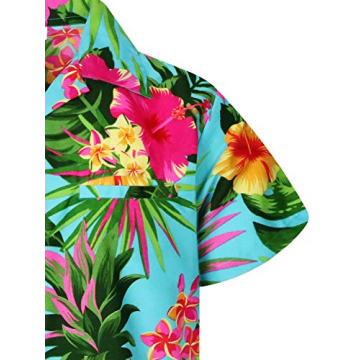 KING KAMEHA Men's Pineapple Design Summer Party Shirt