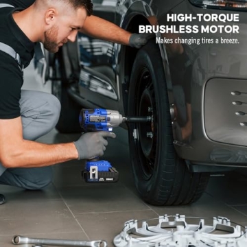 Top 20V Brushless Impact Wrench Kit with High Torque