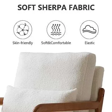 Stylish Hommoo Mid Century Accent Chair for Comfort