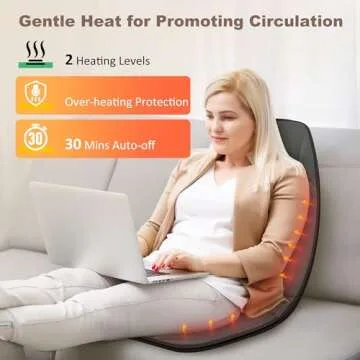 Vibration Back Massager with Heat for Comfort