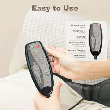 Vibration Back Massager with Heat for Comfort
