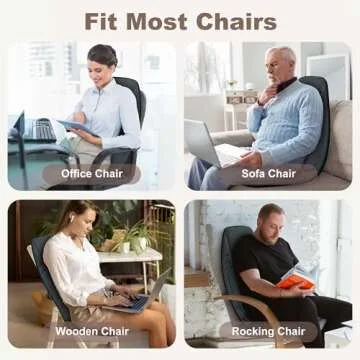 Vibration Back Massager with Heat for Comfort